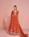 Navya By Sayuri Georgette Surat Gown With Dupatta Wholesale Market
